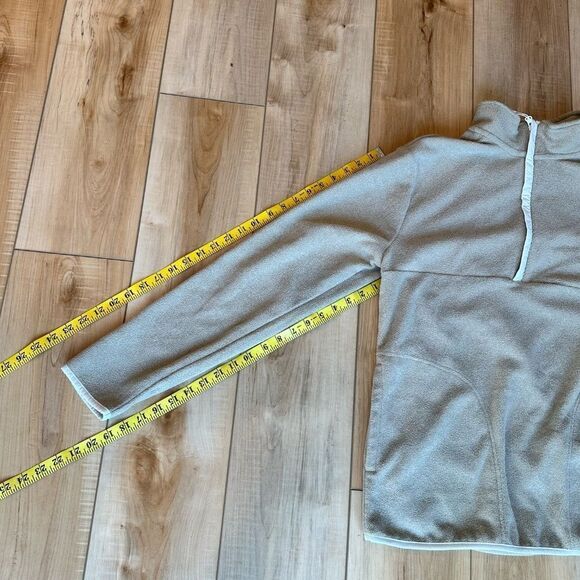 NWT Goodfellow & Co Fleece 1/4 Zip Pullover Tan-Brown Size Med - Picture 4 of 10